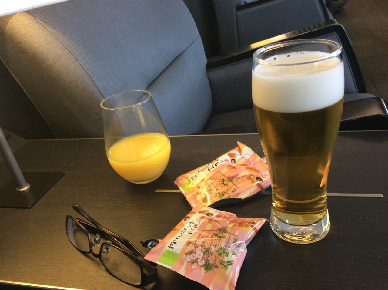 ANA Loungeの飲食など